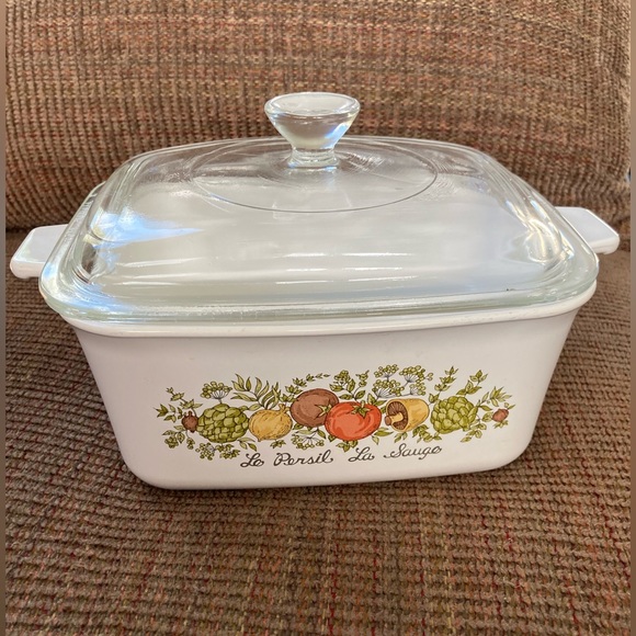 Rare Vintage Corning Ware Casserole Dish P-4-B 7x5 1/2x3" - Le Persil La Sarge - Picture 1 of 4